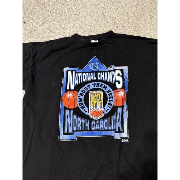 1993 UNC Tar Heels - National Champions - Vintage College Tee Shirt (XL) - Picture 2 of 5